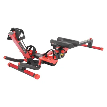 3-in-1 Foldable Rowing Machines for Home Max 264.55 LBS Abdominal Fitness Machine W/LED Vertical Storage Height Adjustable 6