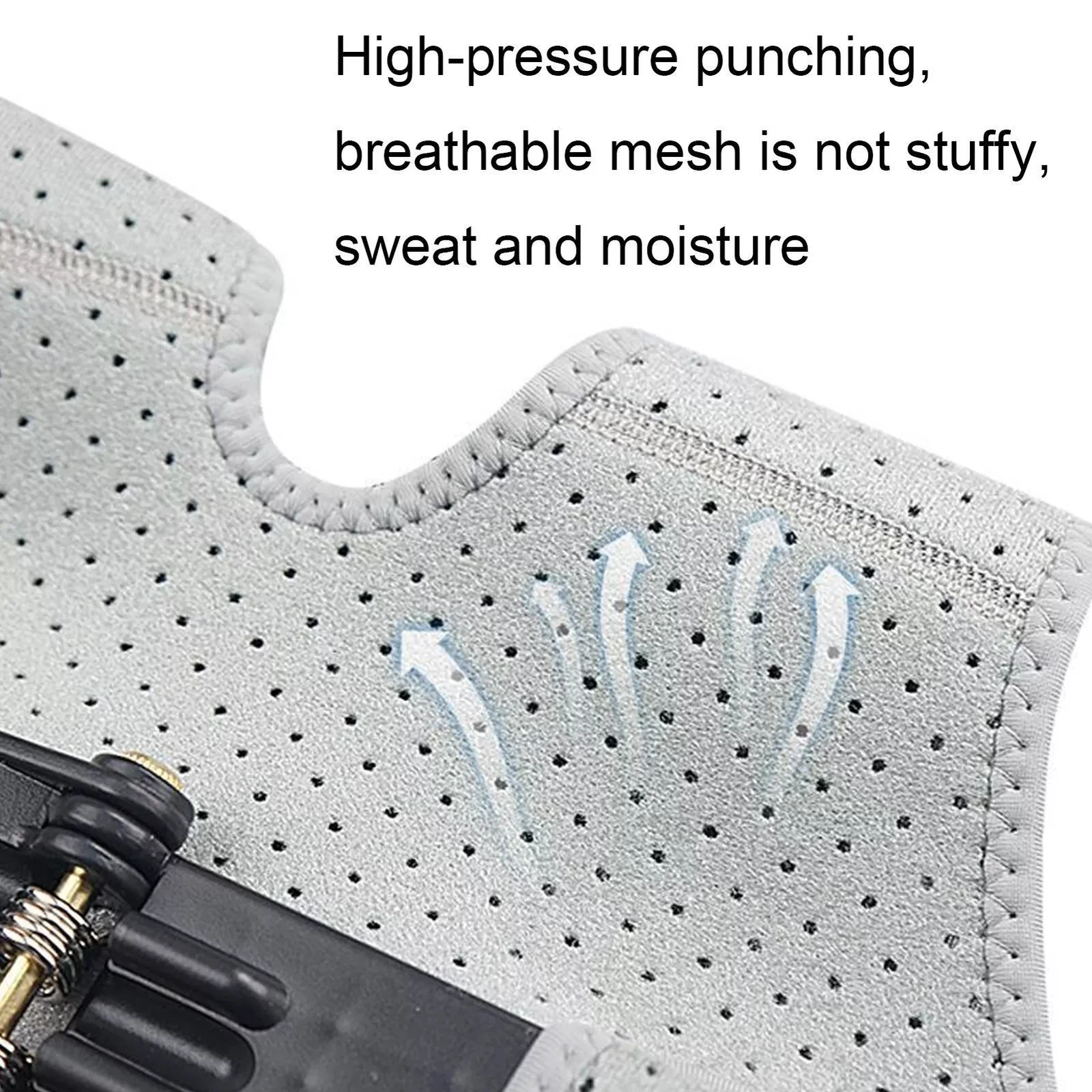 One Piece Knee Booster Spring Breathable Patellar Knee Protection Adjustable Strength Protective Gear 4
