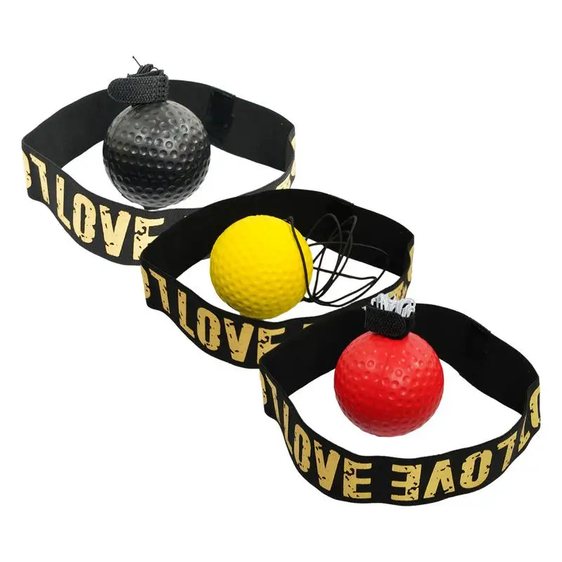 1pc Head-mounted Speed Ball Boxing Magic Ball Reaction Fighting Training Coordination Ability to Vent Boxing Speed