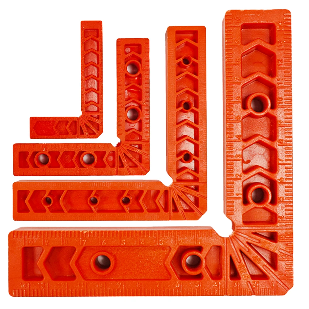 Right Angle Fixing Clip 90 Degree L-shaped with scale Auxiliary Fixture Position