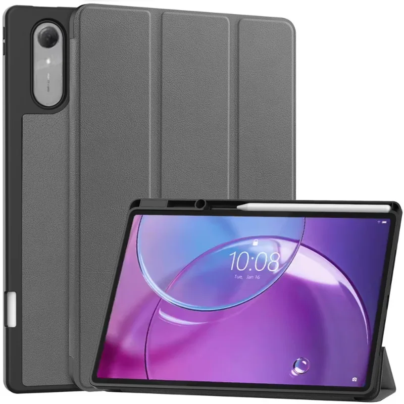 Magnetic Trifold Stand Case with Pen Slot