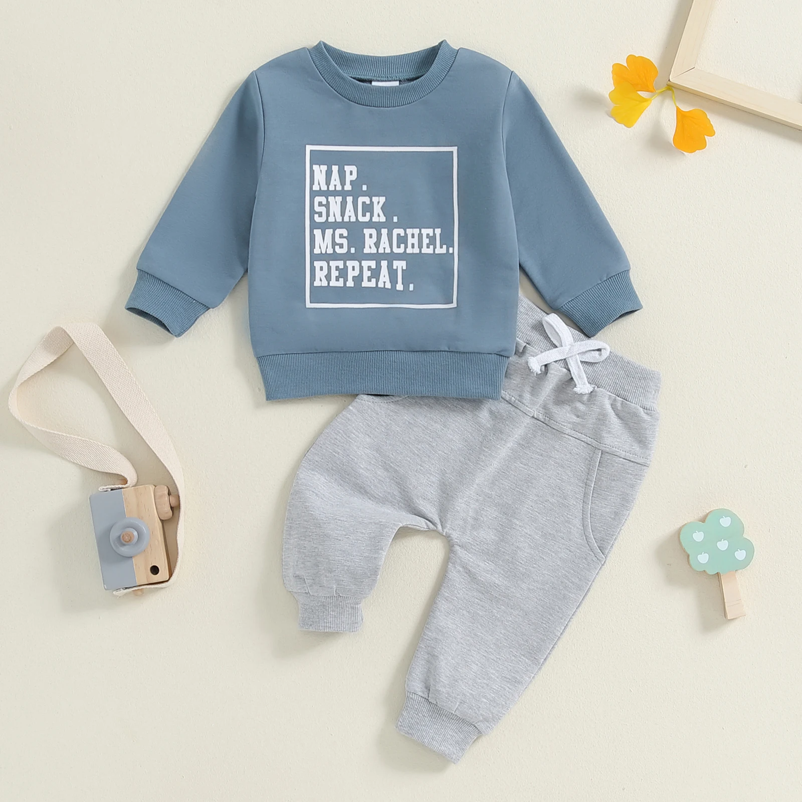 Boys Letter Print Fall Set 2
