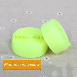 20mm Width Sew - On Hook & Loop Fastening Nylon Tape - 22 Vibrant Colors - Width 20mm 2meters (Fluorescent yellow)