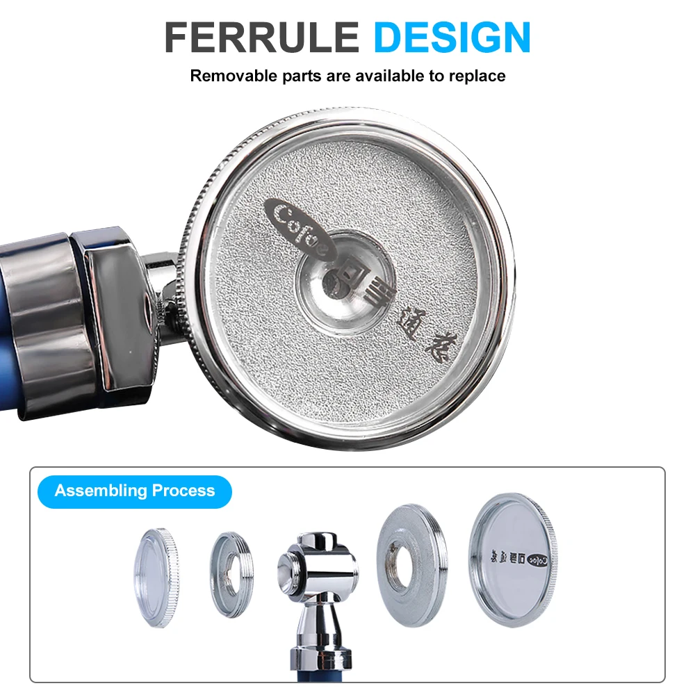 Cofoe Stethoscope Professional for Cardiology veterinary nurse dual head stethoscope,medical stethoscope