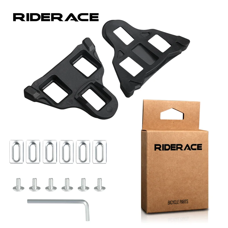 1 Pair Bike Pedal Cleat SelfLocking Mountain Road Bicycle Pedals Cycling Bearing Lock Pedals