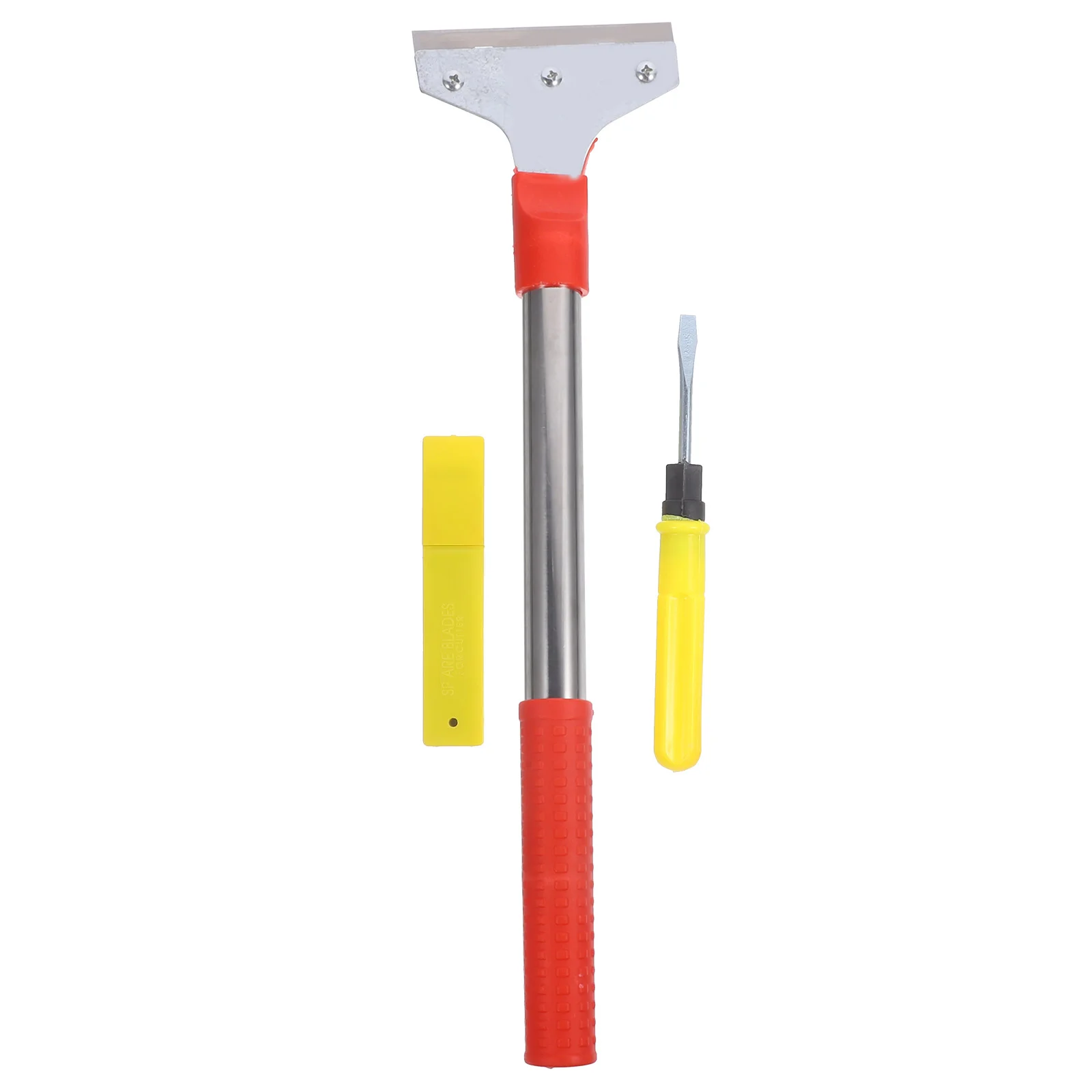 

Tile Scraper Floor Scraper Glass Scraper Kitchen Tile Cleaning Scraper Tool with Screwdriver