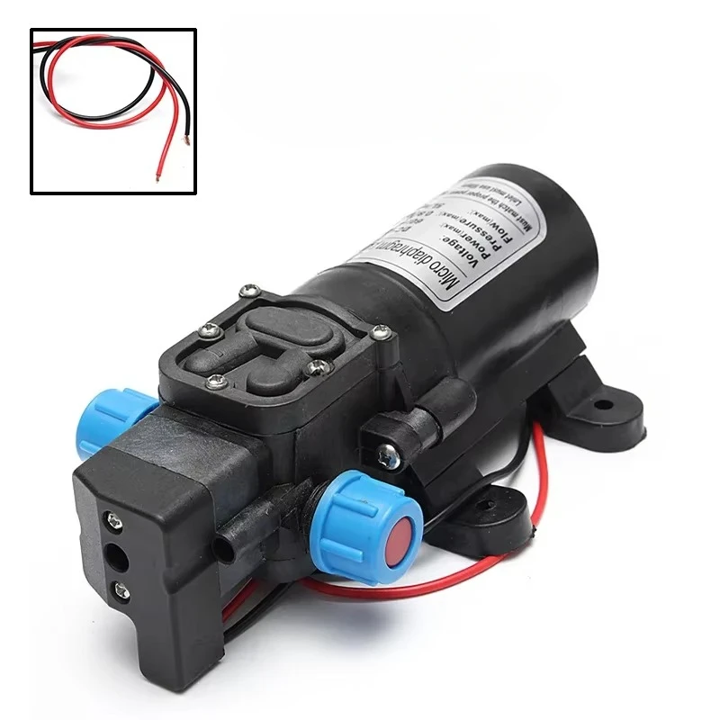 Pumps Micro High Pressure Diaphragm Pump, DC 12v,60W, Agriculture/watering/car Washing/water Purification, 120PSI,5L/MIN - 4