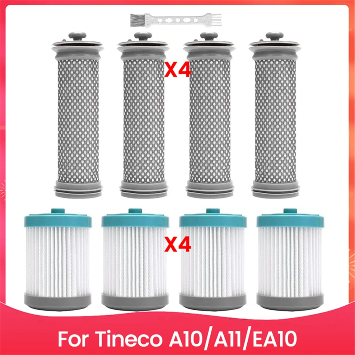 FZFZ Vacuum Cleaner Filter Accessory Set for A10 A11 EA10 Vacuum Cleaner Accessories Replacement Parts