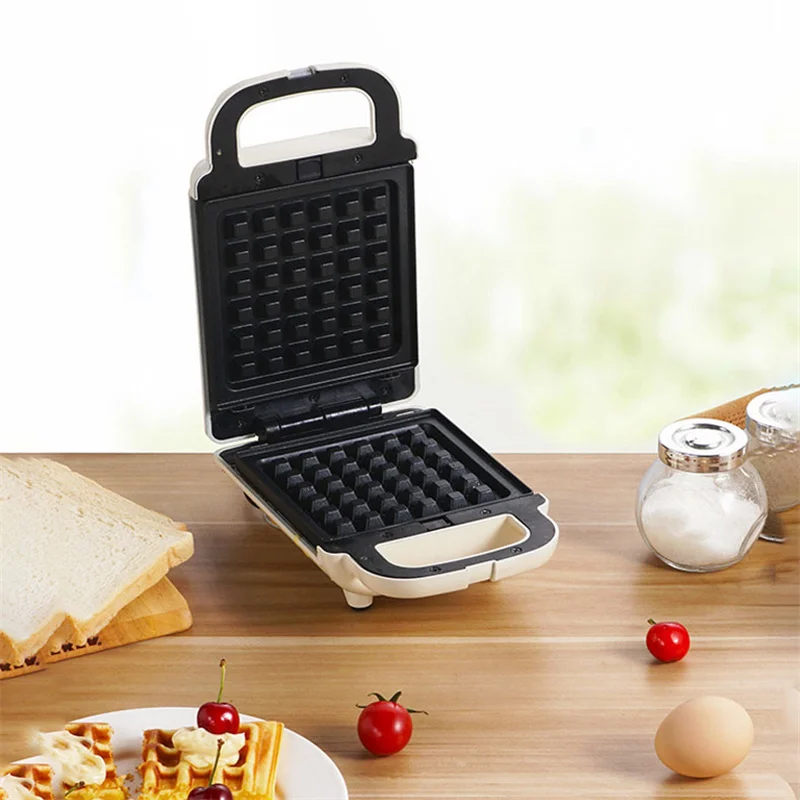 Household Electric Sandwich Maker Hamburger Fried Egg Panini Non Stick Surface Grill Toaster Multifunction Takoyaki 800W MB45