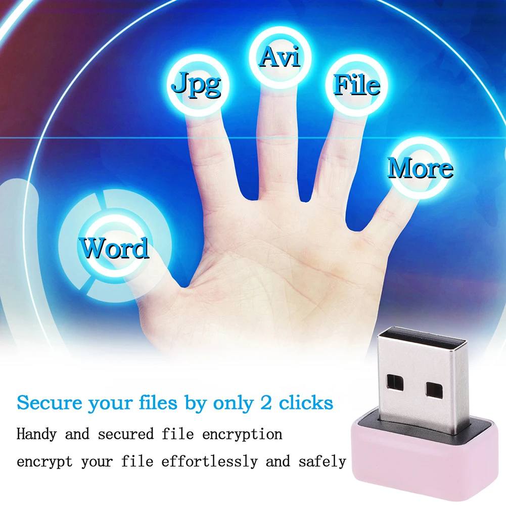USB Fingerprint Scanner for Windows 7/8/10/11 PC Laptop
