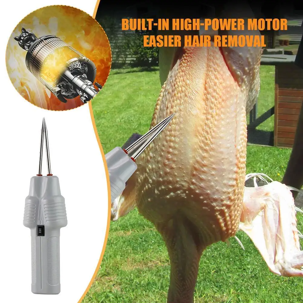 Chicken hair plucker Electric Hair Removal Tool For Chicken, Duck And Goose Handheld Poultry Tweezers Pig Hair Clip Removal Tool Waterproof