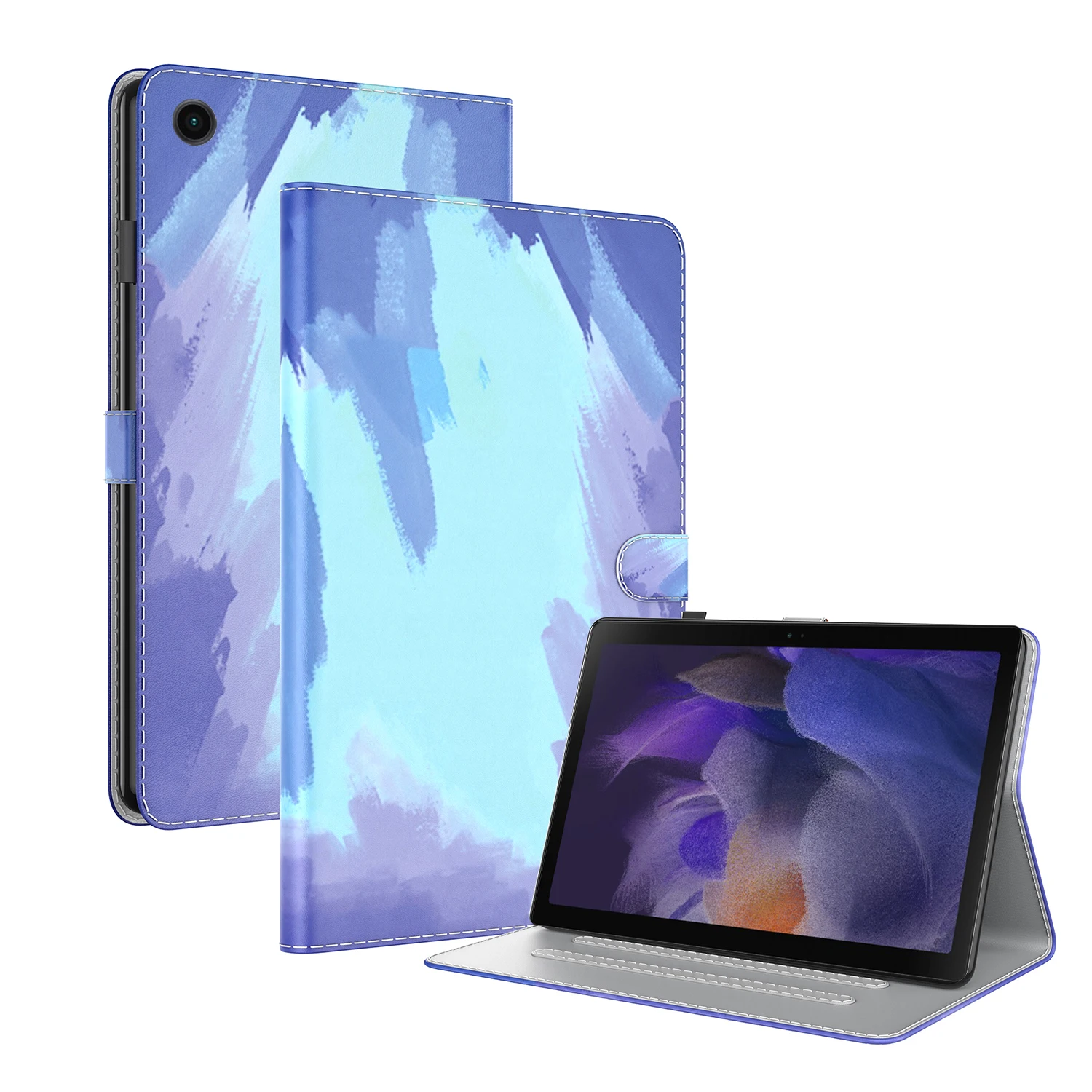Custodia In Pelle Ad Acquerello Per Samsung Galaxy Tab A9 Plus 11 2023 Sm-X210 Sm-X215 Custodia Per Tablet Per Samsung Galaxy Tab A9 8.7 X110