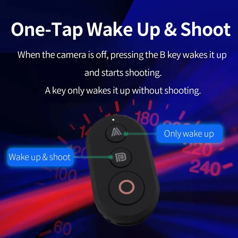 Smart Bluetooth Remote control For Insta360 X5/X4/X3/X2/Go3/Go3S/Ace Pro /AcePro2 GoPro 13/12/11/10/9 Sports Cameras Accessory
