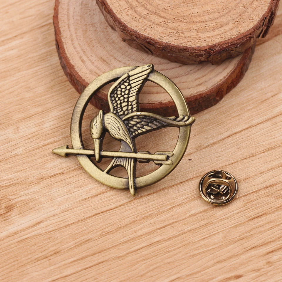 Hunger Games Mockingjay Pin Badge, Metal, Without Stone - Foto 4