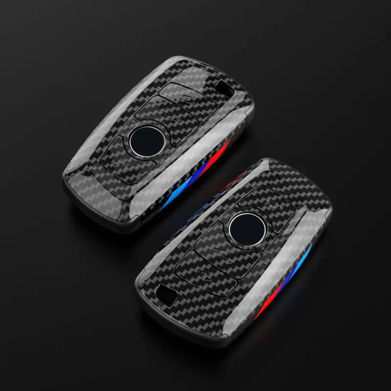 Carbon Fiber Remote Keybox Housing Protective Cover Suitable For BMW F10 F20 F22 F30 F32 F48 F15 F25 G30 G01 G05 G07 key case cover,car key shell