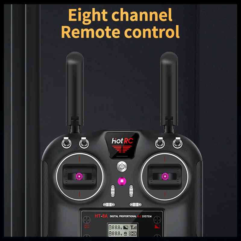 

Hotrc Ht-8a 8-way Remote Control Has A Wide Range Of Applications Beautiful Appearance And Complete Functions