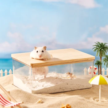 Clear Hamster Bath Box 3