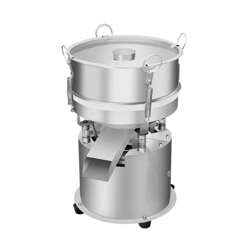 

Powder vibrating screening machine small electric powder screening machine fragrant machine soybean milk screen coating screen