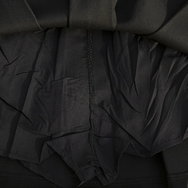 Vintage Woolen Mini Skirt Women with Belt Black Pleated Skirts Fall Winter Korean Preppy High Waist All Match A Line Skirt New 6