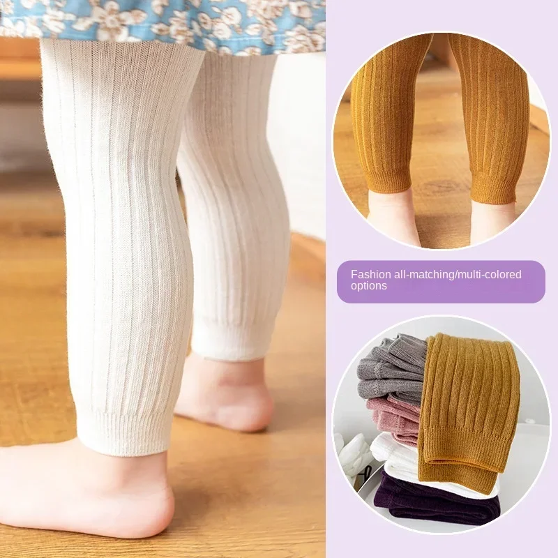 Kids Trousers Spring Autumn Baby Toddler Pants Newborn Infant Girls Boys Cotton Stretch pantyhose Soild basic Leggings