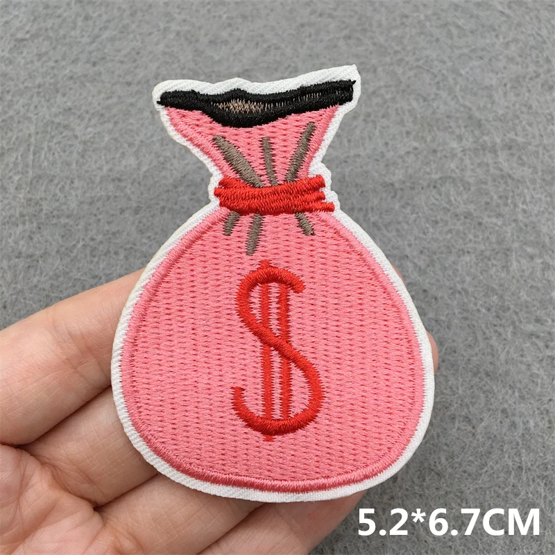 Cartoon Schmetterling Kirsche Gestickte Patches Für Kleidung Eisen Auf Patches Auf Kleidung DIY Liebe Herz Patch Für Kleidung Aufkleber – Detail 4