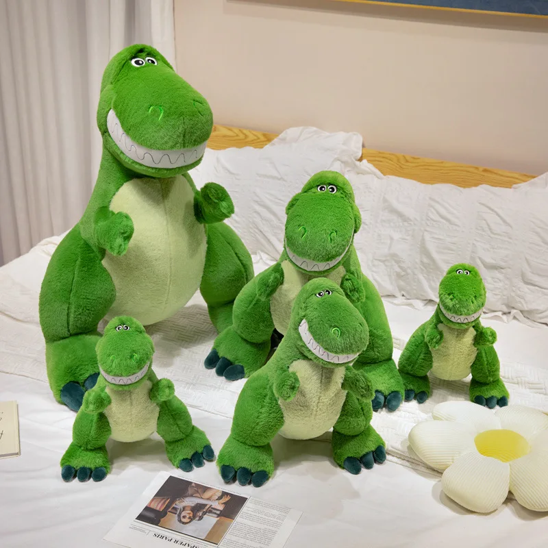 Pixar Toy Story Rex Cartoon Cute Hugging Dragon Doll Dinosaur Tyrannosaurus Rex Plush Toy Hug Pillow Room Decoration Gift