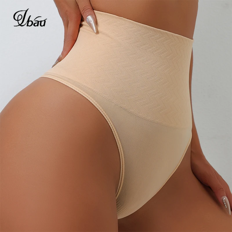 UBAU 2025 Yüksek Bel Thongs Dikişsiz Kadın Külot G-String Lingerie Karın Kontrol Şekillendirme Kuşak Şekillendirici Iç Çamaşırı
