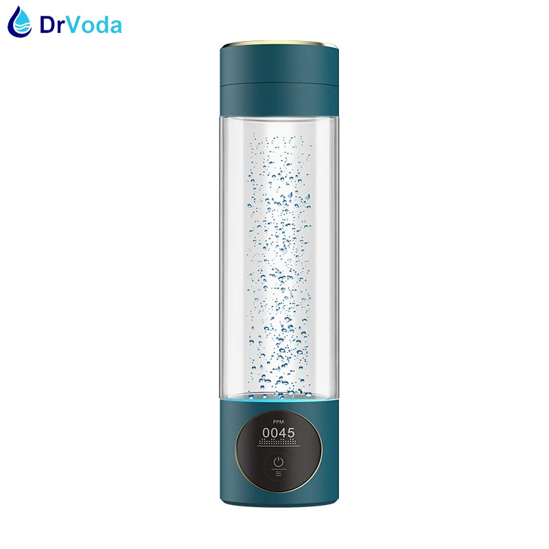 NEW 8th Generation Nano Hydrogen Water Generator Bottle DuPont SPE/PEM Water Hydrogenator OLED Display Hydrogen-rich Water Cup bluevida hydrogen rich water generator bottle dupont spe