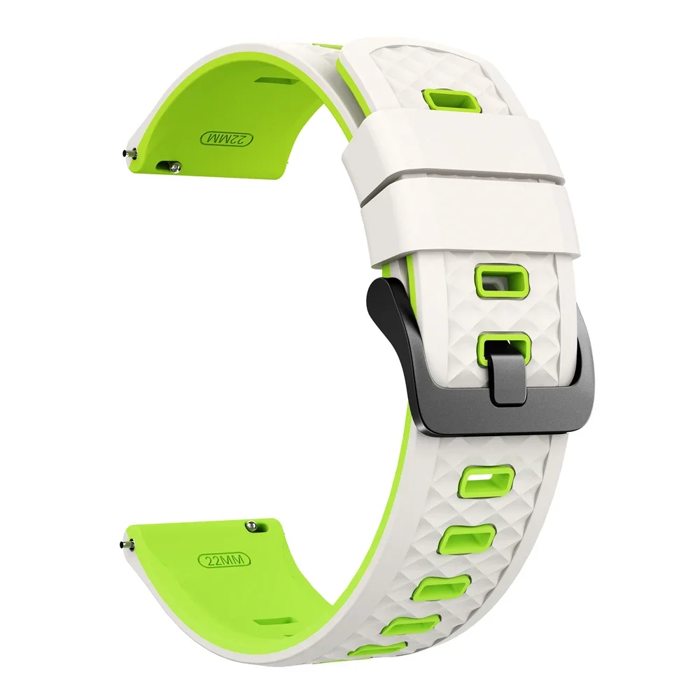 22mm Easy Fit Silicone Strap Wristband - Soft Replacement Bracelet