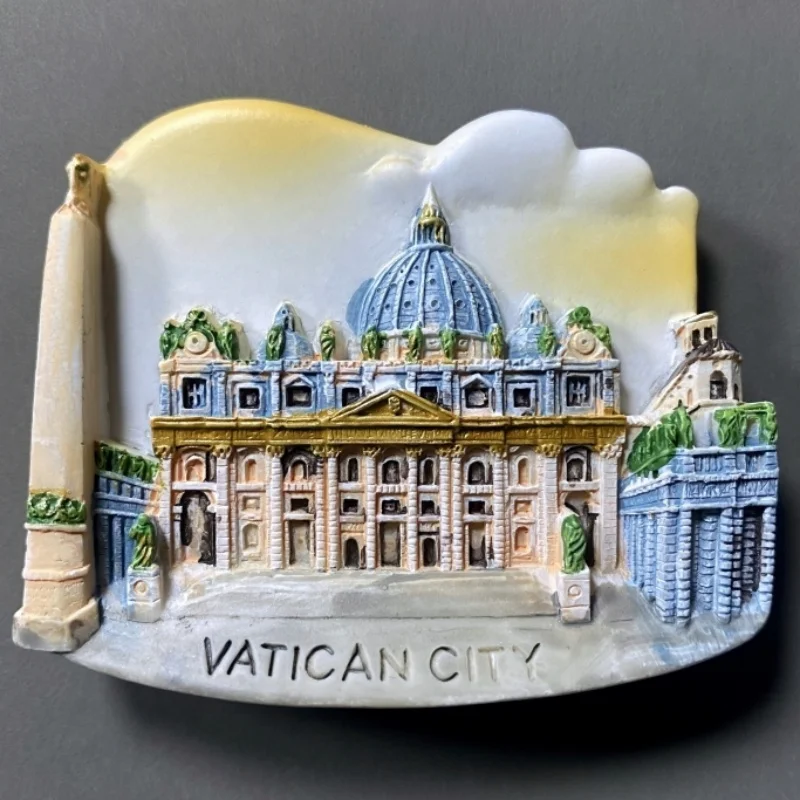 Rome Landmark Buildings & Culture Magnetic Souvenir Stickers
