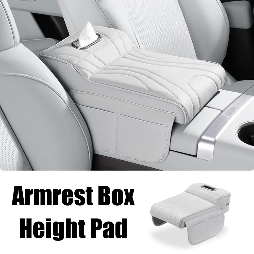 For Haval H9 2rd 2024 2025 Car Center Console Armrest Box Height Pad Three in One Car Multifunctional Tissue Box Storage