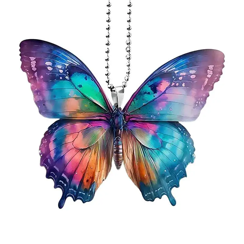 

Креативная подвеска-бабочка, подвеска для автомобиля, для зеркала заднего вида, Сказочная бабочка, подвесное украшение для автомобиля, брелок-подвеска