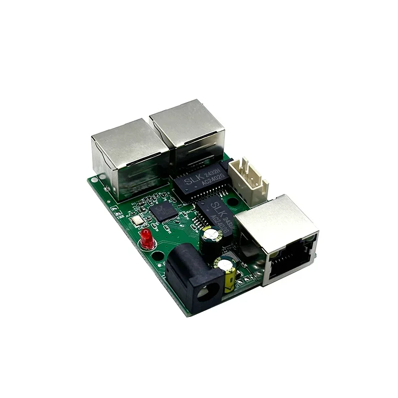 미니 PCBA 4 포트 네트워크 미니 이더넷 스위치 모듈, 10, 100Mbps, 5V, 12V, 15V, 18V, 24V