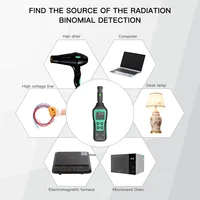 MASTFUYI Radiation Dosimeter EMF Meter Electromagnetic Radiation Detector Household High Precision Wave Radiation Tester Monitor 2