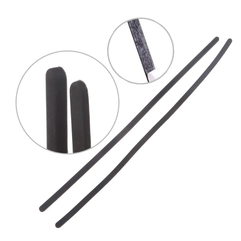 

2Pcs Rubber Strip Laptop Bottom Shell Cover Foot Pad For Dell E7480 E7490 Non-Slip Bumper Feet Strips