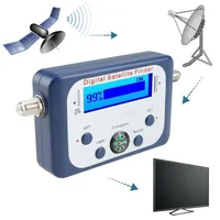 Горячий светодиодный цифровой спутниковый искатель, приемник Satlink с компасом, зуммером, приемник ТВ-сигнала, спутниковый декодер, Satfinder, ЖК-дисплей