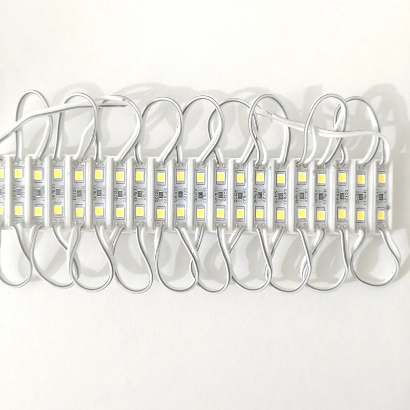 20pcs LED Modules 2835 SMD DC 12V 2 LEDs Backlight Waterproof IP65 LED Sign Lighting red green blue yellow white