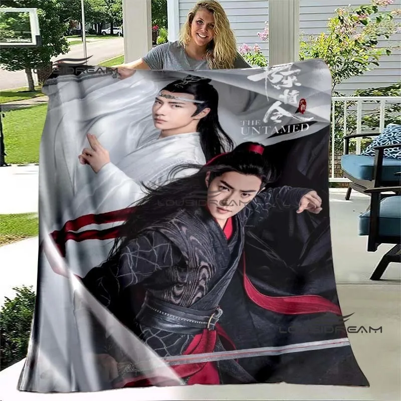 

The Untamed Drama Throws Blanket xiao zhan wang yi bo Sofa Blanket Adults and Children Bedroom Living Room Decoration Blanket