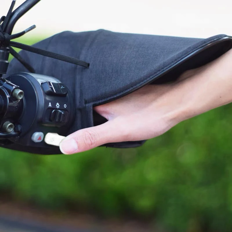 Motorcycle Scooter Handlebar Glove Protect Four Season Breathable Waterproof Windproof Sunscreen Motorcycle Glove Modified Decor