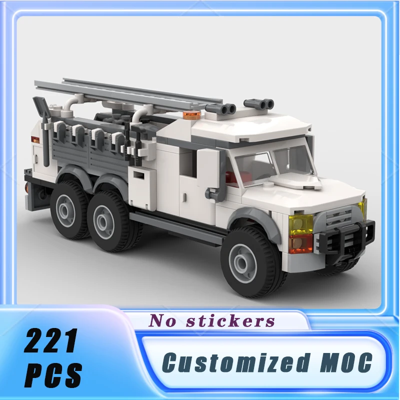 Stadt Fahrzeug Serie Heavy Duty Service Lkw Display Sammlung Ziegel Bausteine Modell kinder Spielzeug Geschenke