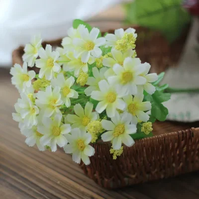 Artificial Gerbera Daisy Flower Bouquet for Home and Garden Decoration