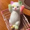 Relieving Stress Squeeze Toy Reducing Anxiety Cute Cat Pattern Squishy Cat Doll Portable Soft 5