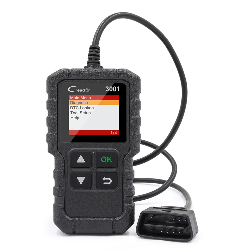 Launch X431 CR3001 Support Full OBDII/EOBD Function Creader 3001 Diagnostic Tool Multilingual Code Reader Scanner PK CR319 OM123