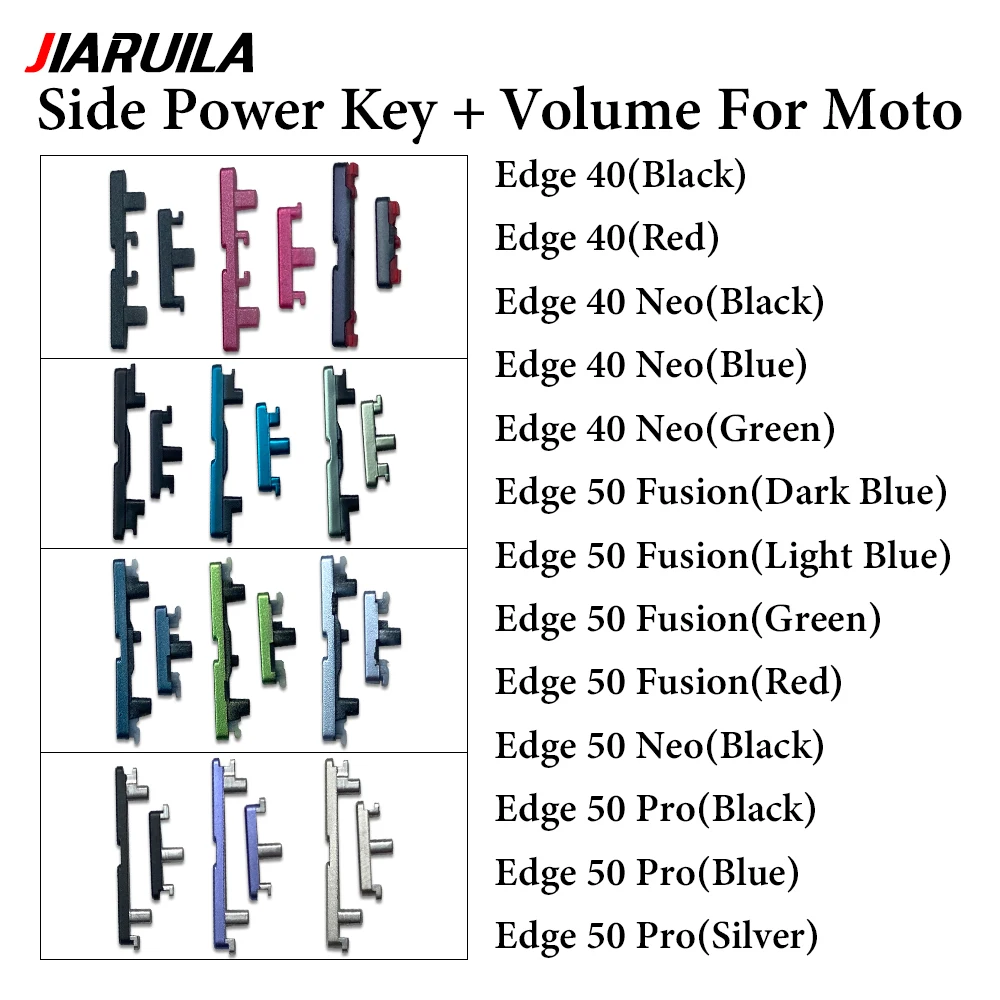 Enhanced Power and Volume Side Button Replacement - Premium Quality, Durable Side Key Replacement Parts