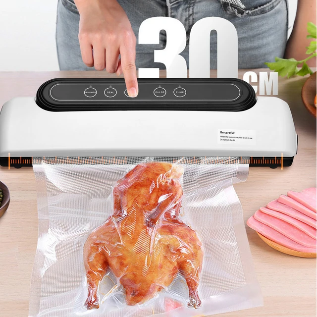 100pcs Vacuum Sealer Machine Food Vacuum Sealer For Food Saver - Automatic  Air Sealing System For Food Storage Dry And Moist Food Modes Compact Design