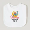 Personalised Eid Mubarak Ramadan Kareem Baby Bib Infant Bib Custom Name Infant Saliva Towel Islamic Muslim Holiday Keepsake Gift 6