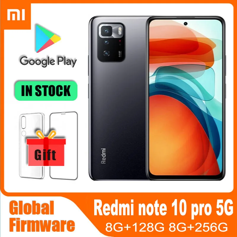 Смартфон Xiaomi Redmi Note 10 pro, 6 + 128 ГБ, 1100 дюйма, 6,5 мАч, 64 мп Смартфон Xiaomi Redmi Note 10 pro, 6 + 128 ГБ, 1100 дюйма, 6,5 мАч, 64 мп
