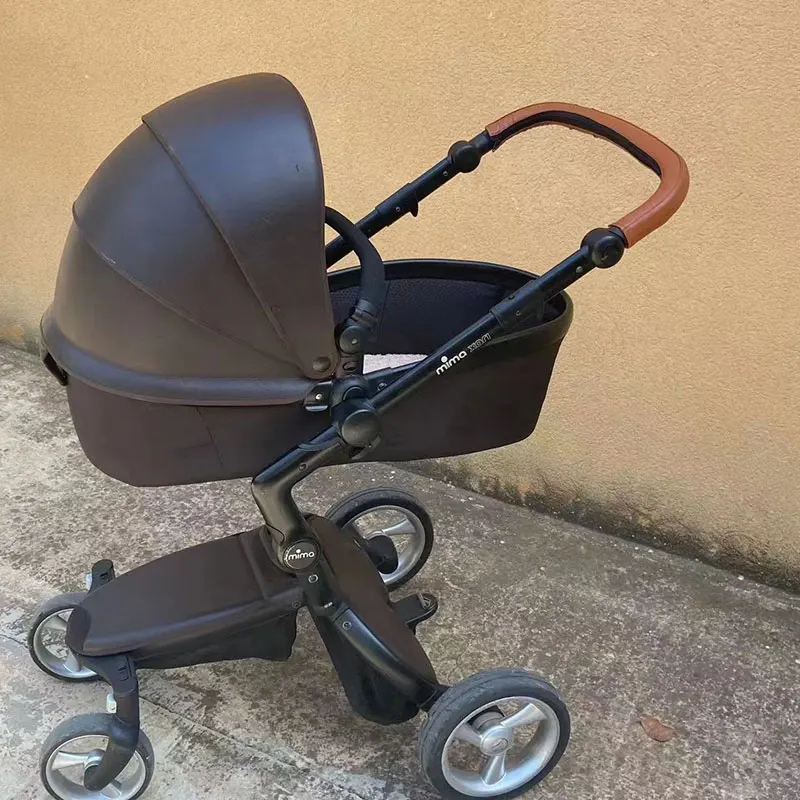 Description Picture 6 of itemBaby Stroller PU Leather Handle Covers For Mima Xari Pram Bar Sleeve Case  Protective  Armrest Cover Stroller  Accessories