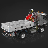 Mould King 19016 Technical Car Toys The RC Truck-Mounted Crane Transport Vehicle Building Block Brick Set Kids Christmas Gift 2