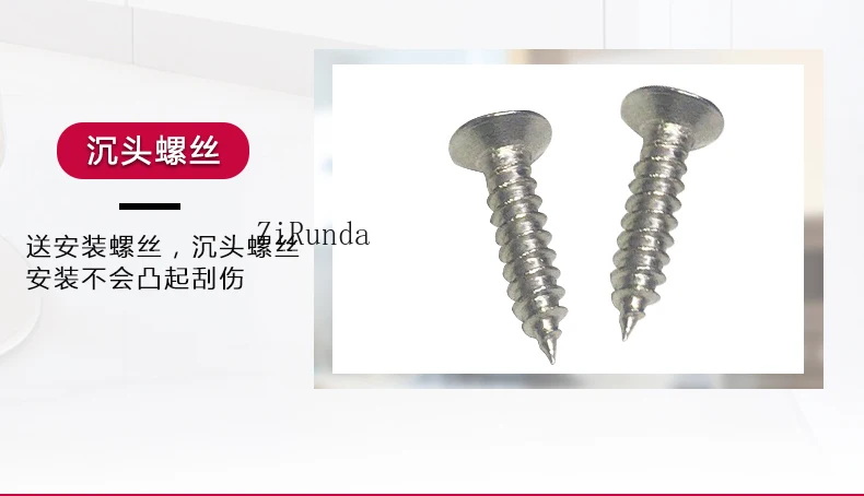 Description Picture 6 of itemSurface latch stainless steel door bolt thickened bathroom wooden door lock